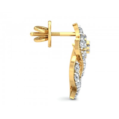 Sophia Diamond Gold Earrings